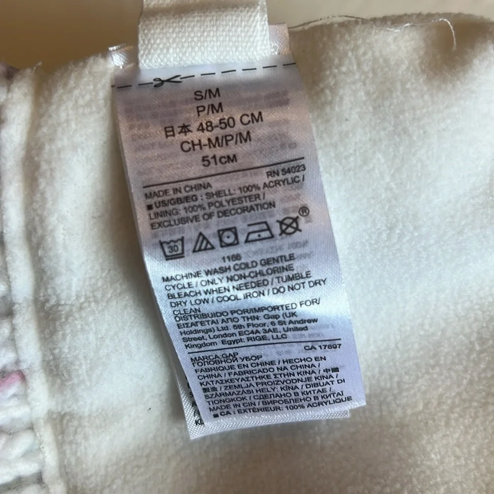 GAP Kids | Gray | KITTY KNITTED HAT warm microfiber lining